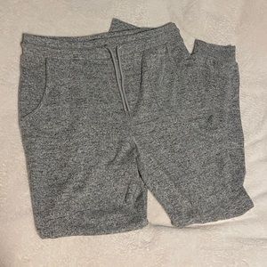 Gray sweatpants